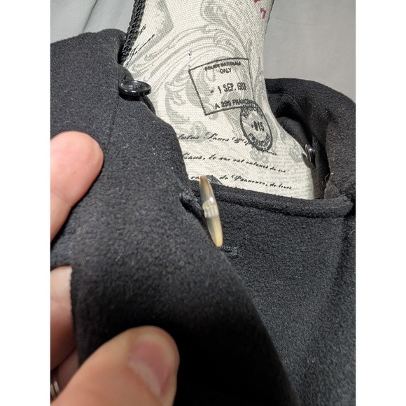 Style & Co.‎ Women's Black Double Breasted Lined Pea Coat Size Large Petite - Picture 9 of 13